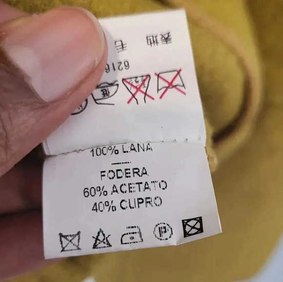 Nuvola Made in Italy Soft Wool Lightweight Snap Button Down Front Pocket Coat(8) - Picture 8 of 9